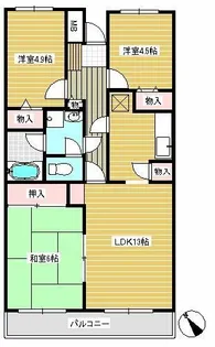 ウィスタリア大泉学園【1階】の間取り