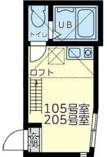 ユナイト田浦サンホセ【1階】の間取り