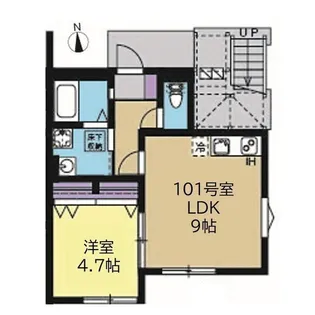 ファーストブライツテラス【1階】の間取り