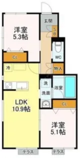 La plata【1階】の間取り