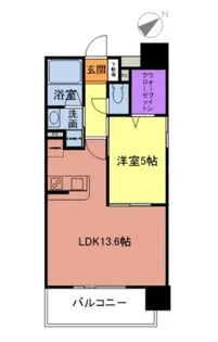 プレスタイル博多駅南II【11階】の間取り