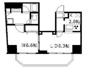 プレール・ドゥーク元浅草【13階】の間取り