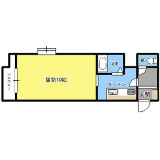 グランドール環状通東【5階】の間取り