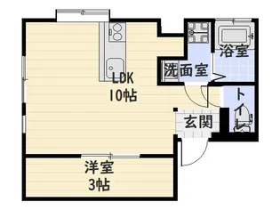 華なんBLD【4階】の間取り