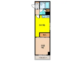 サンシャイン88【9階】の間取り