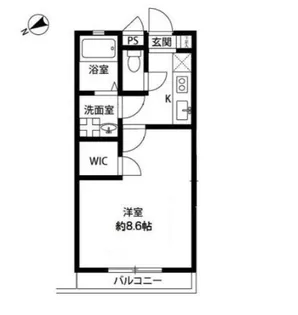 アムール コーポ サンレーク IV【1階】の間取り