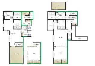 グランオネスト中町【1階】の間取り