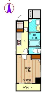 グッドウィル藤棚【6階】の間取り