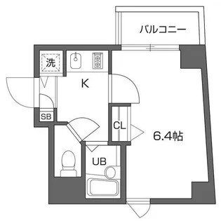 ベルファース早稲田【2階】の間取り