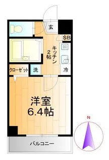 ミリアビタNo.1【2階】の間取り