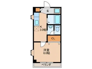 アメニティ篠【2階】の間取り