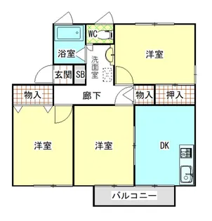 ソシア【2階】の間取り