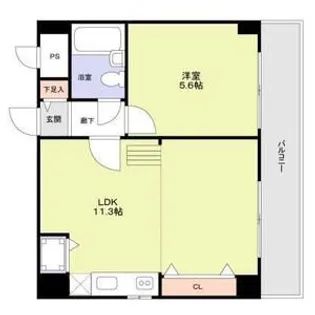 サークビルズ【11階】の間取り