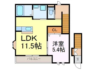 クリーン光【2階】の間取り