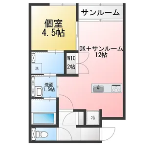 ル・メゾン川崎【2階】の間取り