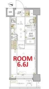 GROWS NISHI YOKOHAMAII【4階】の間取り