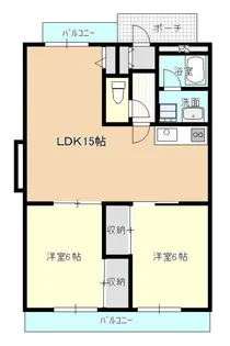 キャピタル南越谷【3階】の間取り