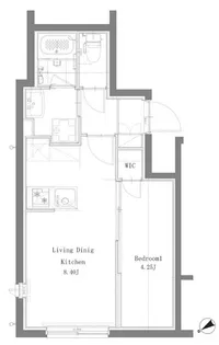 プロスタイルウェルス亀戸水神【1階】の間取り