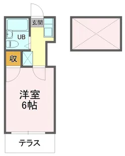 XIIエクシー八幡【1階】の間取り
