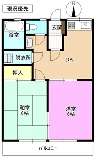 シティハイムくらた C【1階】の間取り