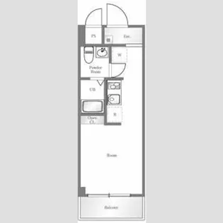 グローリア初穂高円寺【2階】の間取り