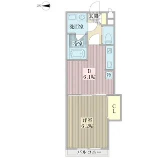 スターライズ【2階】の間取り