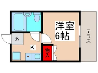 b′CASA原木中山re-born【1階】の間取り