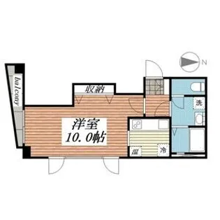 サル・ドュ・セジュール【6階】の間取り