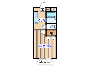 フォレストヒルズ西公園【2階】の間取り