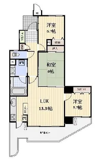プロスペクト清澄庭園【6階】の間取り