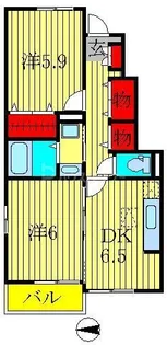 ソル・ファーム【1階】の間取り