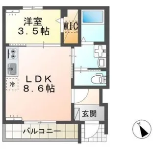 ジュジュ【1階】の間取り
