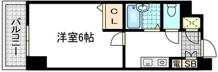 なかよしマンション四条大宮【7階】の間取り