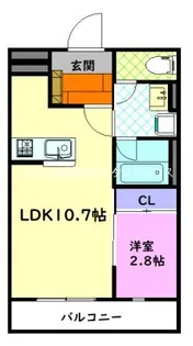 MIKASAレジデンス【3階】の間取り