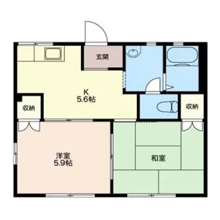 クリントンハウスI【1階】の間取り