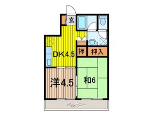 トリエールもとまち【2階】の間取り