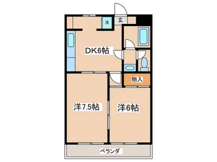 桜花マンション【3階】の間取り