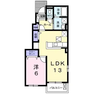 クレア III【1階】の間取り