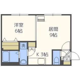 ENCHAN-THE(アンシャンテ)【2階】の間取り