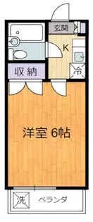 サンライズII【2階】の間取り