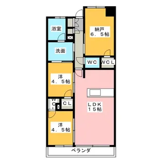 プレミスト四日市駅前【4階】の間取り