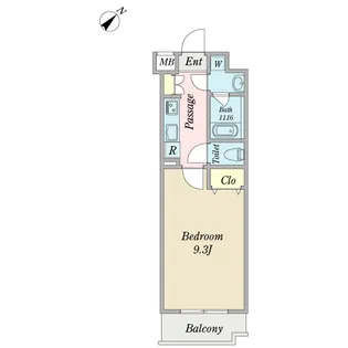 バルケッタ【3階】の間取り