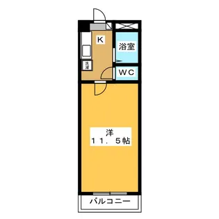 アコール北条【3階】の間取り