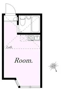 ユナイト塩浜アルベールカミュ【1階】の間取り