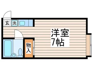 サンライズガーデン江古田【1階】の間取り