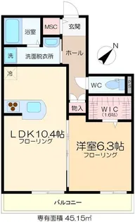 Grancourt estico【3階】の間取り