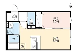 robot home 竹ノ塚(ロボットホームタケノヅカ)【3階】の間取り