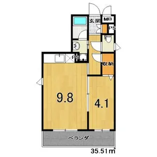 川上ビルIII【3階】の間取り