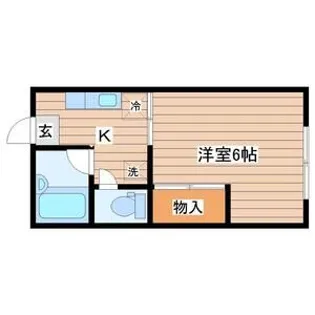 ケントハウス小田原【1階】の間取り