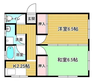 ベルコーポ大曲【2階】の間取り